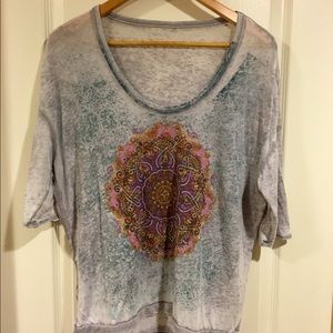 Mosaic flowy thin top 🍭