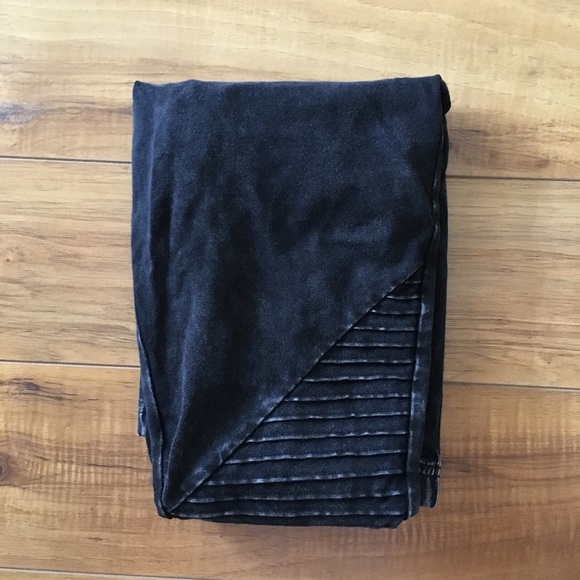 COTTON ON Women's Charcoal Motorcycle Leggings M