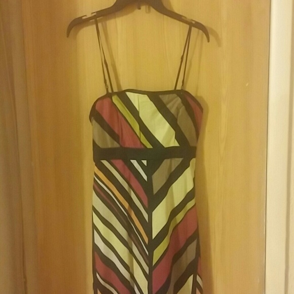 Striped multicolored sundress - Picture 1 of 4