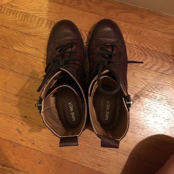 Nine West froyo combat boots (brown) - Picture 4 of 4