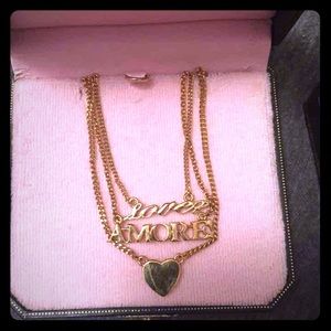 Juicy Couture Gold Tri-layer Necklace