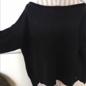 Juicy Couture Black Scoop Neck Sweater