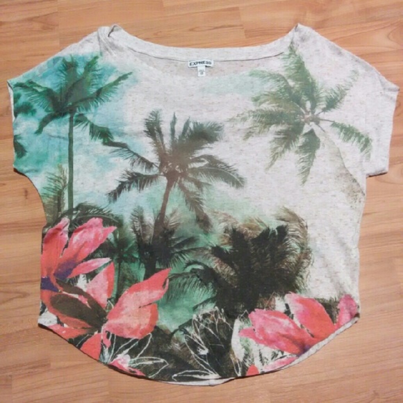 Express Palm Beach Graphic Tee