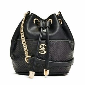 *SOLD* GUESS Exotic Mini Bucket Bag