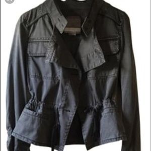 Anthropologie gray utility jacket