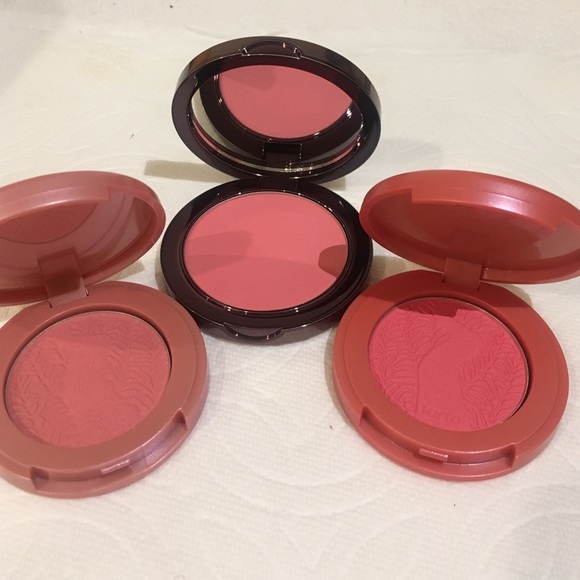 Tarte and makeup geek blush