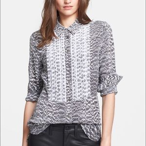 Equipment Silk print top