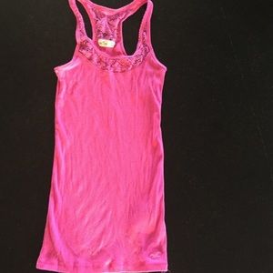 Hollister pink tank top