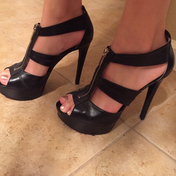Michael Kors caged platform heels