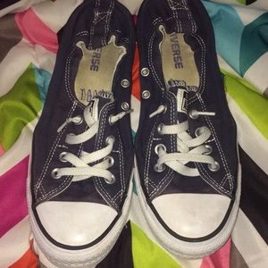 all star navy blue converse