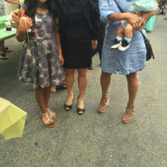 SOLD!!!!#Steve Madden lace up wedges - Picture 2 of 2