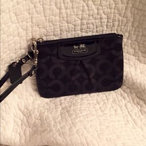 Coach Classic Black Wristlet