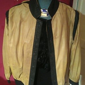 Soft sheepskin vintage jacket