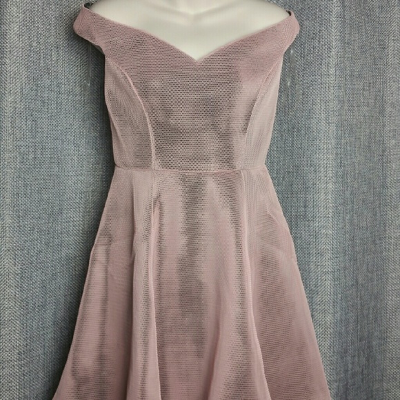 Black and pink off shoulder dress M