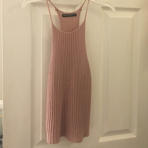 super cute nude brandy knitted tank