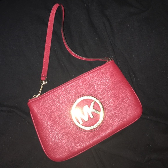 Michael Kors Red Leather Limited Edition Wristlet