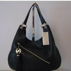 Michael Kors charm Tassel large shoulder tote bag