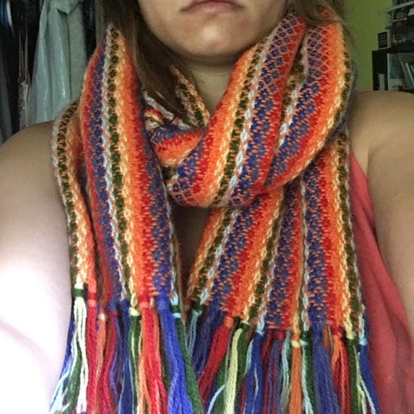 Alpaca wool scarf from Peru. - Picture 4 of 4