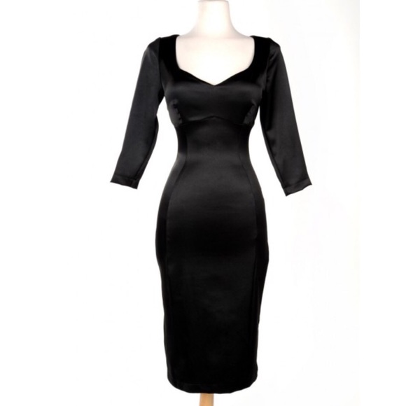 Pinup Couture Pricilla Dress in Black M