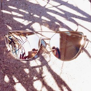 💥SALE💥 ROSE GOLD CATEYE AVIATORS 🕶✨