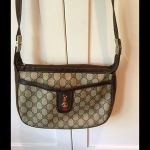 Vintage Monogram Gucci Handbag, circa 1980