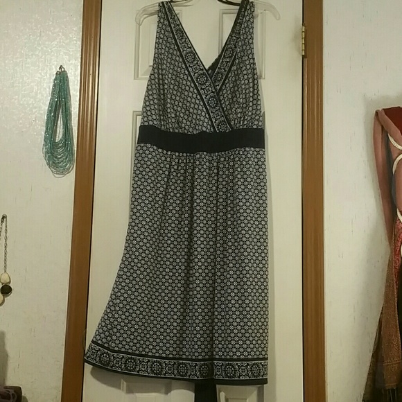 Breezy Navy and white plus size dress. Size 22/24
