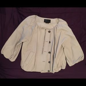 BCBG lightweight leather jacket