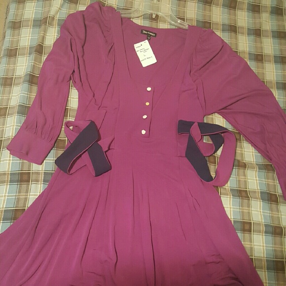 Juicy Couture crushed Berry tieback dress - Picture 3 of 4