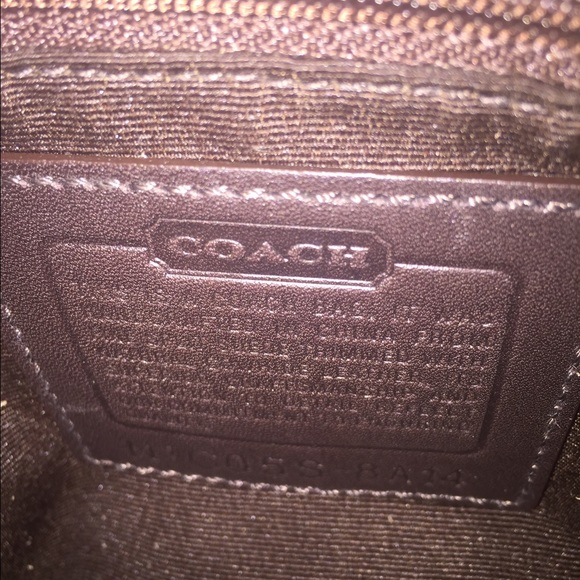 Authentic Coach Suede Hobo, Brown - Picture 2 of 2
