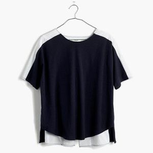 Madewell: Medium oxford panel tee