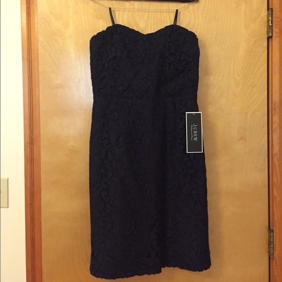 Kelsey strapless bridesmaid dress in leavers lace - Picture 2 of 4