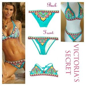 VICTORIA'S SECRET MOROCCAN/BOHO PAISLEY BIKINI