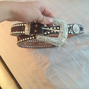 Blazin Rocks Camo Bling belt