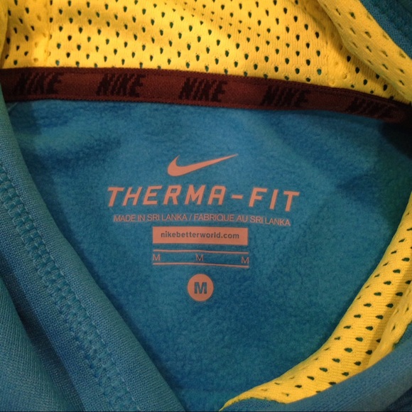 Hoodie Nike Blue & Yellow Boy size M - Picture 2 of 3