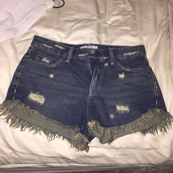 Free people high waisted shorts