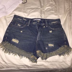 Free people high waisted shorts