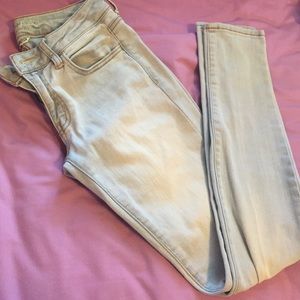 Light blue skinny jeans