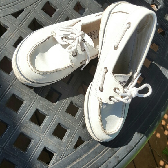 White leather sperrys youth boys - Picture 2 of 2