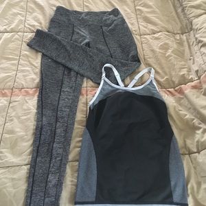 Simply Vera Wang tank and leggings Workout clothes