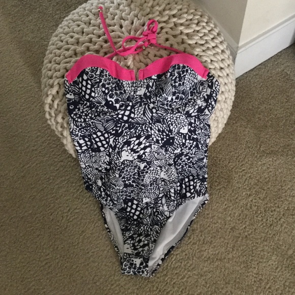 Lilly Pulitzer navy blue one piece