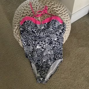 Lilly Pulitzer navy blue one piece