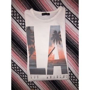 OVERSIZED LOS ANGELES CREWNECK SWEATSHIRT