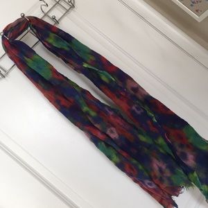 J.Crew floral watercolor scarf
