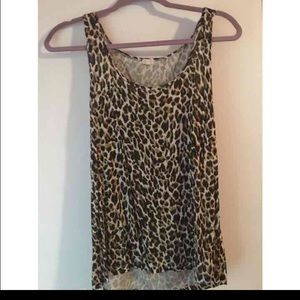 J Crew leopard tank