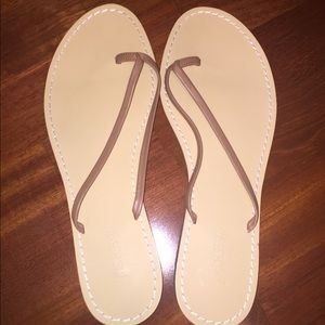 NEW JCrew flip flops size 9