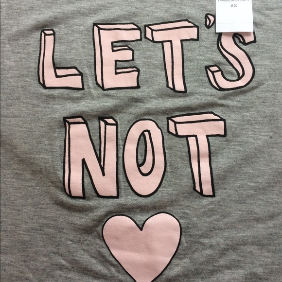NWT "let's not" Pacsun Muscle Tee - Picture 2 of 4