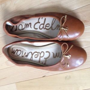 Brown Sam Edelman flats. Worn once! Sz 7.5