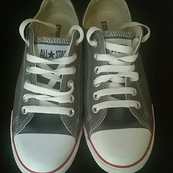 Grey Converse Women's Size 7