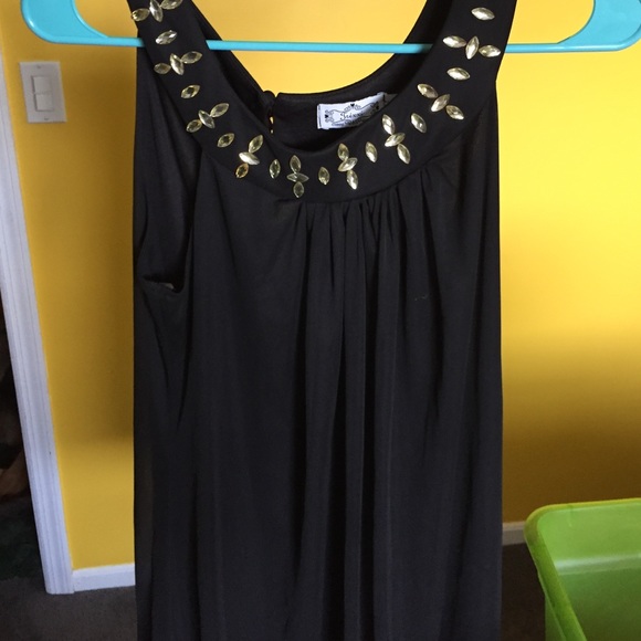 Black dress with bling!