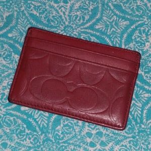 Genuine leather authentic Coach wallet